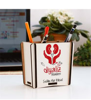Diyaliz Teknikeri Kırmızı Tasarım Kalemlik 002