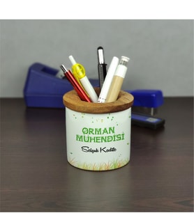 Orman Müühendisi Seramik Kalemlik