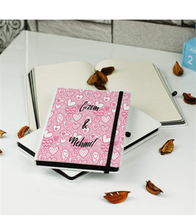 Kalp Tasarımlı Defter