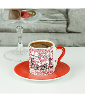 Heart Kahve Fincanı