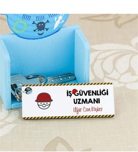 İş Güvenliği Uzmanı Anahtarlık 002