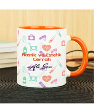 Plastik Ve Estetik Cerrah Kupa Bardak - Turuncu