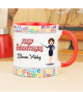 Sınıf Öğretmenine Hediye Kupa Bardak