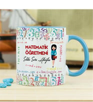 Matematik Öğretmenine Hediye Kupa Bardak