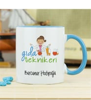 Gıda Teknikeri Kupa Bardak - Mavi