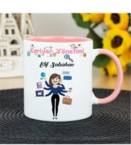 Kariyer Yönetimi Kupa Bardak - Pembe