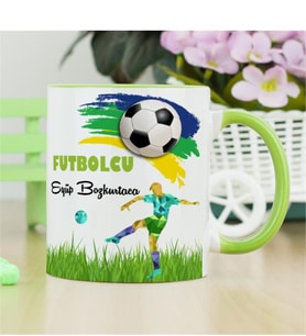 Futbolcu Kupa Bardak - Yeşil