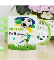 Futbolcu Kupa Bardak - Yeşil