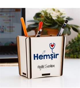 Hemşir Lacivert Tasarım Kalemlik