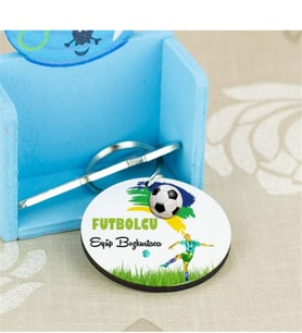 Futbolcu Anahtarlık