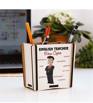 English Teacher Erkek Figür Kalemlik