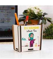Evin Hanımı Baş Örtülü Figür Kalemlik