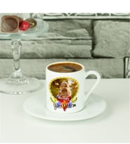 Canım Annem Fotoğraflı Kahve Fincanı