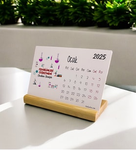 2025 Fen Bilimleri Öğretmenine Hediye Masa Takvimi