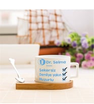 Doktor Çay Tasarımlı Stantlı Fincan
