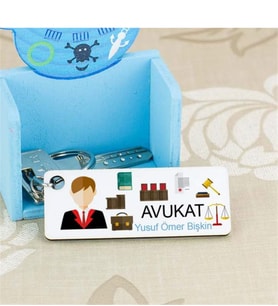 Avukat Figür Anahtarlık