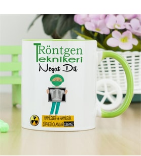 Röntgen Teknikeri Kupa Bardak - Yeşil