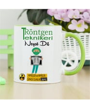 Röntgen Teknikeri Kupa Bardak - Yeşil