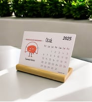 2025 Psikolojik Danışman Beyin Tasarım Masa Takvimi
