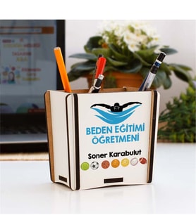 Beden Eğitimi Öğretmenine Hediye Yüzme Tasarım Kalemlik