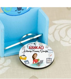 Bankacı Anahtarlık