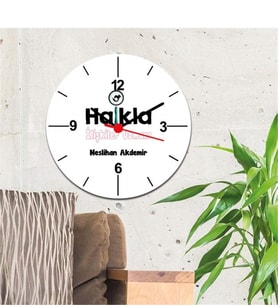 Halkla İlişkiler Uzmanı Duvar Saati