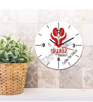 Diyaliz Teknikeri Kırmızı Tasarım Duvar Saati