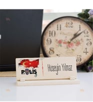 Polis Bayrak Tasarım Taş İsimlik 002