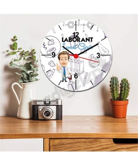 Laborant Duvar Saati