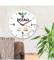 Eczacı İlaç Tasarım Duvar Saati
