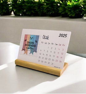 2025 Tekstil Mühendisi Renkli Tasarım Masa Takvimi