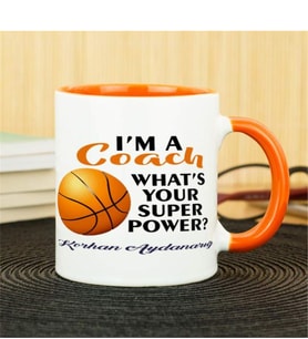 Basketbol Coach Kupa Bardak Turuncu