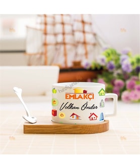 Emlakcı Stantlı Fincan