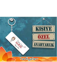 Hemşire Tasarımlı Anahtarlık