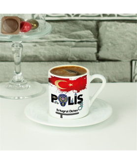 Polis Jop Tasarım Kahve Fincanı
