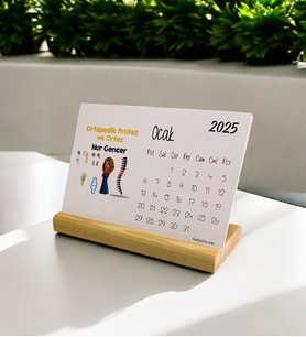 2025 Orman Mühendisi Ağaç Tasarım Masa Takvimi