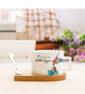 Ressam Stantlı Fincan