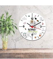 Eczacı Kadın Figür Duvar Saati