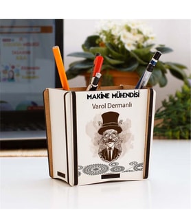 Makine Mühendisi Karakter Tasarım Kalemlik