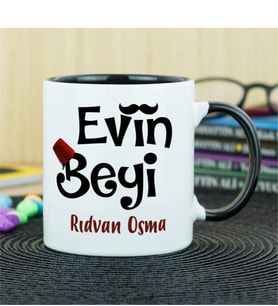 Evin Beyi Kupa Bardak - Siyah