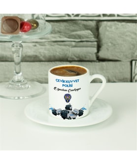 Çevik Kuvvet Polisi Kahve Fincanı