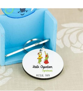 Halk Oyunları Öğretmenine Hediye Anahtarlık