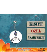 Polis Tasarımlı Anahtarlık