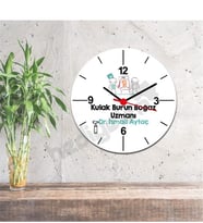 Kulak Burun Boğaz Uzmanı Duvar Saati 001
