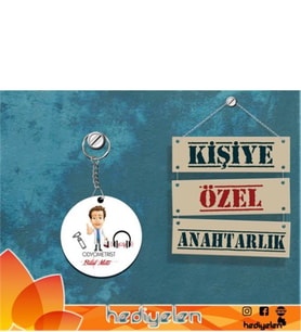 Odyometrist Tasarımlı Anahtarlık