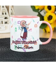 Sağlık Yöneticisi Kupa Bardak - Pembe
