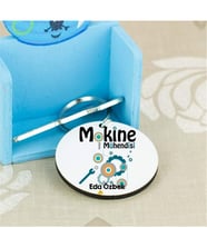 Makine Mühendisi Renkli Tasarım Anahtarlık