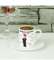 English Teacher Erkek Figür Kahve Fincanı