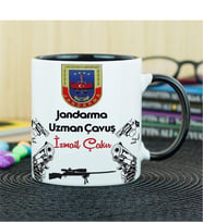 Uzman Çavuş Kupa Bardak - Siyah