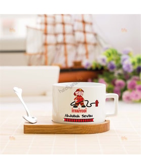 İtfaiyeci Stantlı Fincan 001